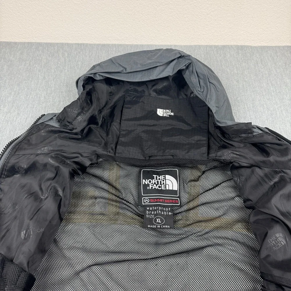 Vintage The North Face Jacket Mens XL Gray Summit Series‎ Ripstop Gore Tex Rain